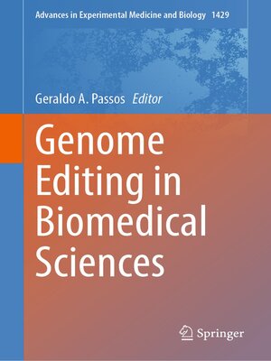 cover image of Genome Editing in Biomedical Sciences